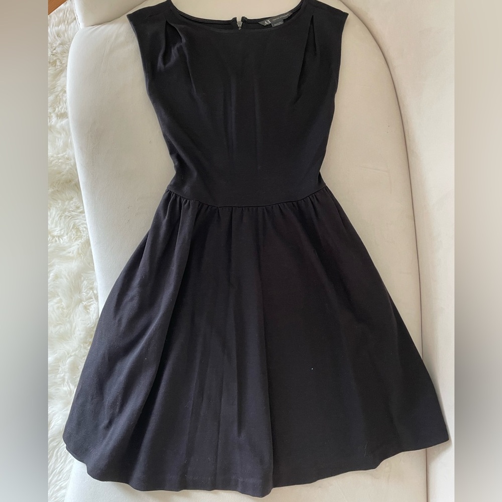 Armani Exchange Black Midi Dress Size XS